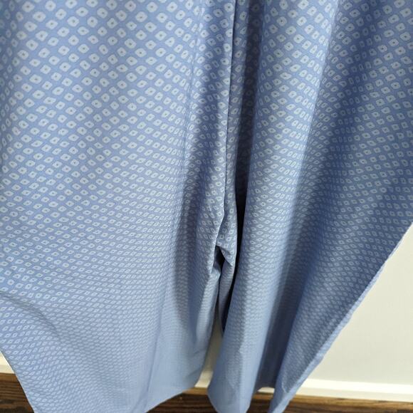 Michelle Mcdowell Zoey Jumpsuit Secret Hideaway Cornflower XL Smocked Front - Picture 8 of 12